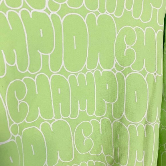 Champion reverse weave lime all over bubble logo print pullover sweatshirt - Picture 3 of 9
